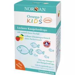 NORSAN Omega-3 Kids Jelly Dragees Storage Pack, 120 ST
