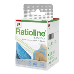 Ratioline sportska traka 5 cmx5 m tirkizna, 1 kom