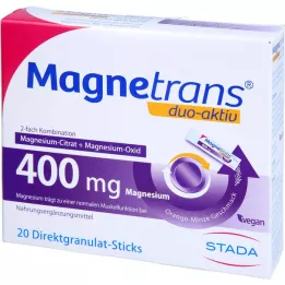 MAGNETRANS duo-active 400 mg stickovi, 20 kom