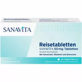 REISETABLETTEN Sanavita 50 mg tablete, 20 kom