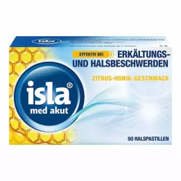 ISLA MED akutni citrus med pastile, 50 kom