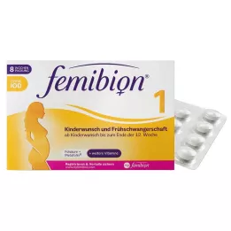 FEMIBION 1 želja za djecom+rana trudnoća bez tableta joda, 60 kom