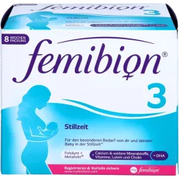 FEMIBION Kombinirano pakiranje od 3 komada za dojenje, 2X56 kom