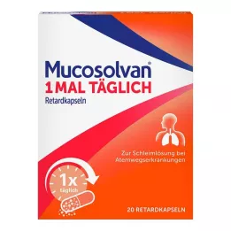 MUCOSOLVAN 1 puta dnevno kapsule s produljenim oslobađanjem, 20 kom