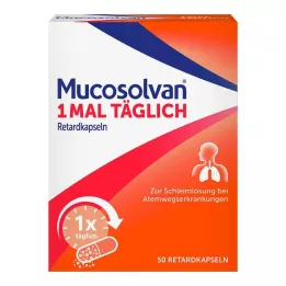 MUCOSOLVAN 1 puta dnevno kapsule s produljenim oslobađanjem, 50 kom