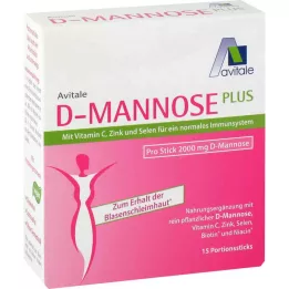 D-Mannose plus 2000 mg sticks, 15x2.47 g