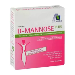 D-MANNOSE PLUS 2000 mg Sticks s vitaminima i mineralima, 15X2,47 g
