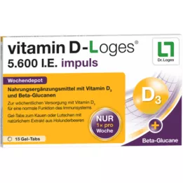 VITAMIN D-LOGES 5600 IU impuls tjedno skladište KTA, 15 kom