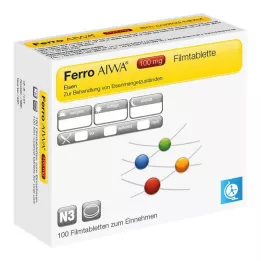 FERRO AIWA 100 mg filmom obložene tablete, 100 kom