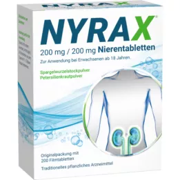 NYRAX 200 mg/200 mg bubrežnih tableta, 200 ST