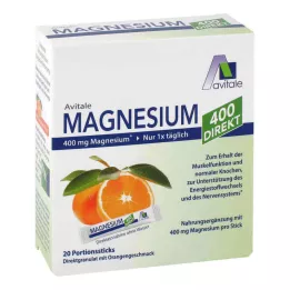 MAGNESIUM 400 direct Orange porcijskih štapića, 20X2,1 g