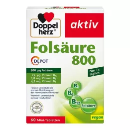 DOPPELHERZ Folna kiselina 800 depo tablete, 60 kom