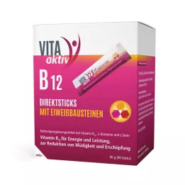 VITA AKTIV B12 direktni štapići s proteinskim građevnim elementima, 90 komada