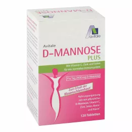 D-MANNOSE PLUS 2000 mg tablete s vitaminima i mineralima, 120 kom