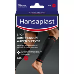 HANSAPLAST Sportski kompresijski teleći rukavi veličina L, 2 kom