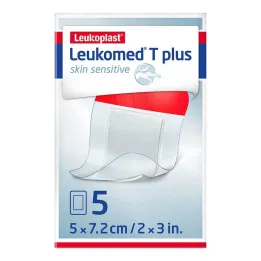 Leukomed® T plus skin sensitive 5x7,2 cm, 5 kom