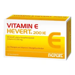 VITAMIN E HEVERT 200 IU meke kapsule, 100 kom