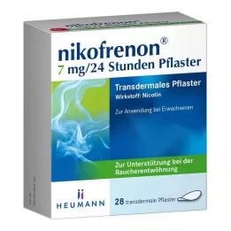 NIKOFRENON 7 mg/24 sata transdermalni flaster, 28 kom