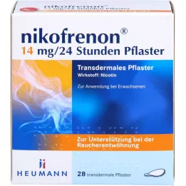 NIKOFRENON 14 mg/24 sata žbuka transdermalno, 28 ST
