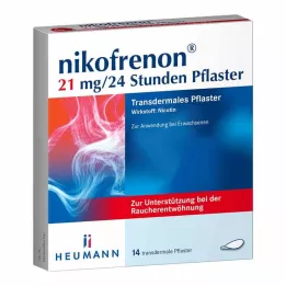 NIKOFRENON 21 mg/24 sata transdermalni flaster, 14 kom
