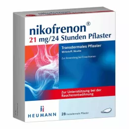 NIKOFRENON 21 mg/24 sata transdermalni flaster, 28 kom