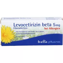 LEVOCETIRIZIN beta 5 mg tablete prekrivene filmom, 6 sati