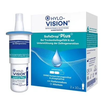 HYLO-VISION SafeDrop Plus kapi za oči, 2X10 ml HYLO-VISION SafeDrop Plus kapi za oči, 2X10 ml