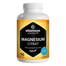 MAGNESIUMCITRAT 360 mg veganske kapsule, 180 kom