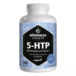 5-HTP 200 mg ekstrakt grifonije visoke doze veganske kapsule, 180 kom