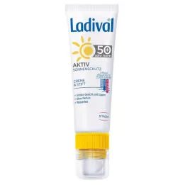 LADIVAL Aktivna zaštita od sunca Lice&Usne LSF 50+, 1 P