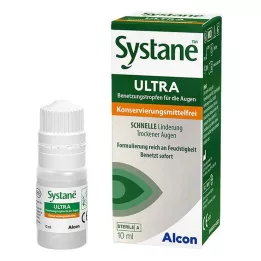SYSTANE ULTRA Okvašivač za kapke bez konzervansa, 10 ml