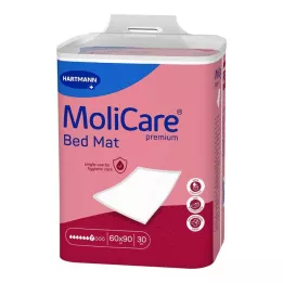 MOLICARE Premium BED prostirnica 7 kapi 60x90 cm, 30 sati