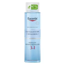 EUCERIN DermatoCLEAN Hyal.Miz.Fluid za čišćenje 3u1, 400 ml