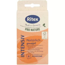RITEX PRO NATURE INTENSIV Kondomi, 8 sati