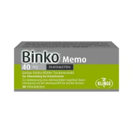 BINKO Memo 40 mg tablete prekrivenih filmom, 30 sati