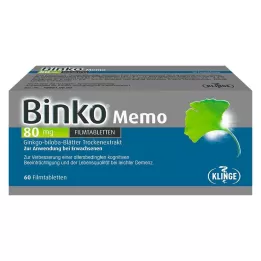 BINKO Memo 80 mg filmom obložene tablete, 60 kom