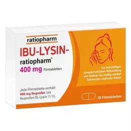 IBU-LYSIN-ratiopharm 400 mg filmom obložene tablete, 20 kom