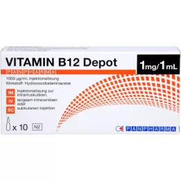 VITAMIN B12 DEPOT PANPHARMA 1000 µg/ml inj.otop., 10X1 ml