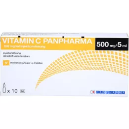 VITAMIN C PANPHARMA 100 mg/ml otopina za injekciju, 10X5 ml