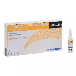VITAMIN C PANPHARMA 100 mg/ml otopina za injekciju, 10X5 ml