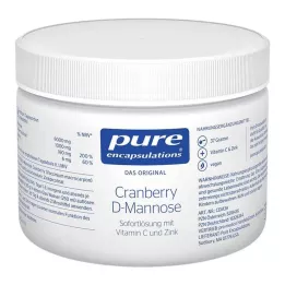 PURE ENCAPSULATIONS Brusnica D-manoza u prahu, 37 g