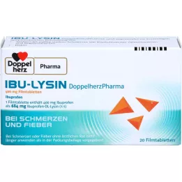 IBU-LYSIN DoppelherzPharma 400 mg filmom obložene tablete, 20 kom