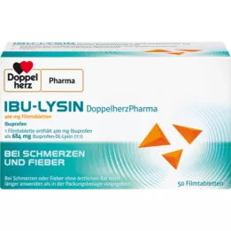 IBU-LYSIN Double -heartpharm 400 mg filma -tablete s obloženom, 50 sati
