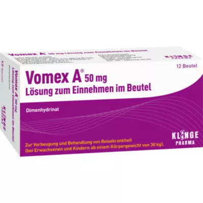 VOMEX A 50 mg lsg.z. prihvatiti u torbi, 12 ST