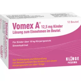 VOMEX Djeca od 12,5 mg lsg.z. prihvaćaju u torbi, 12 sati