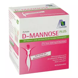 D-MANNOSE PLUS 2000 mg Sticks s vitaminima i mineralima, 60X2,47 g