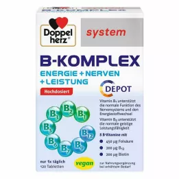 DOPPELHERZ B-complex sustav tablete, 120 kom