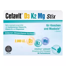 CEFAVIT D3 K2 Mg 2.000 I.E. Stix granule, 36 kom