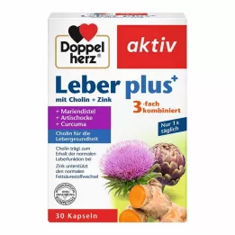 DOPPELHERZ Liver plus s kolin+cink kapsule, 30 kom