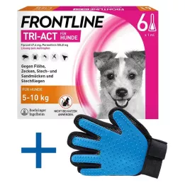 FRONTLINE Tri-Act otopina za mrlje za pse 5-10 kg, 6 kom